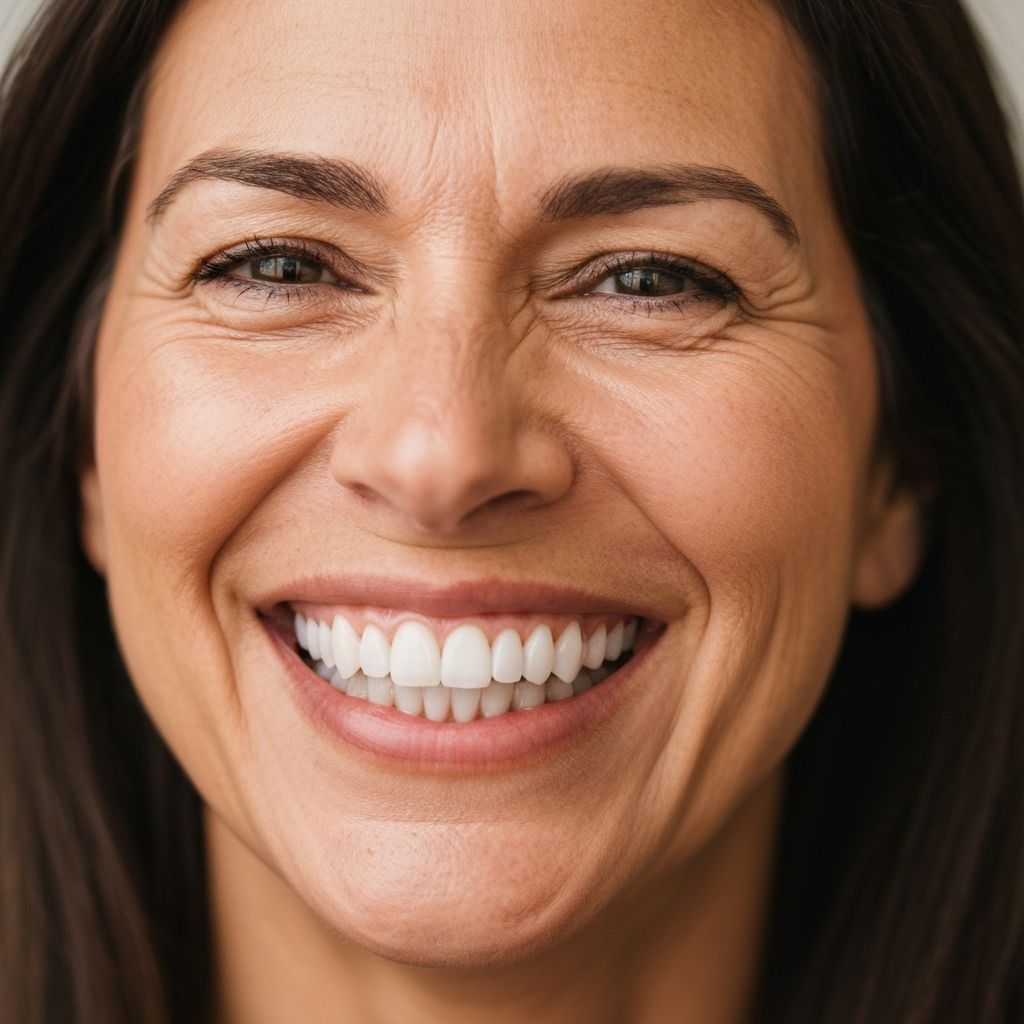 Happy patient with beautiful smile