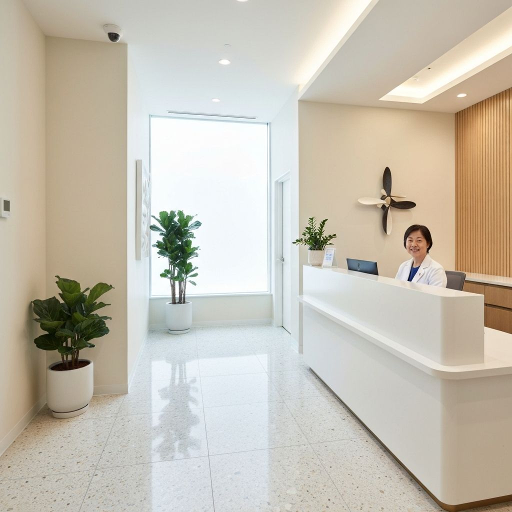 Modern clinic reception