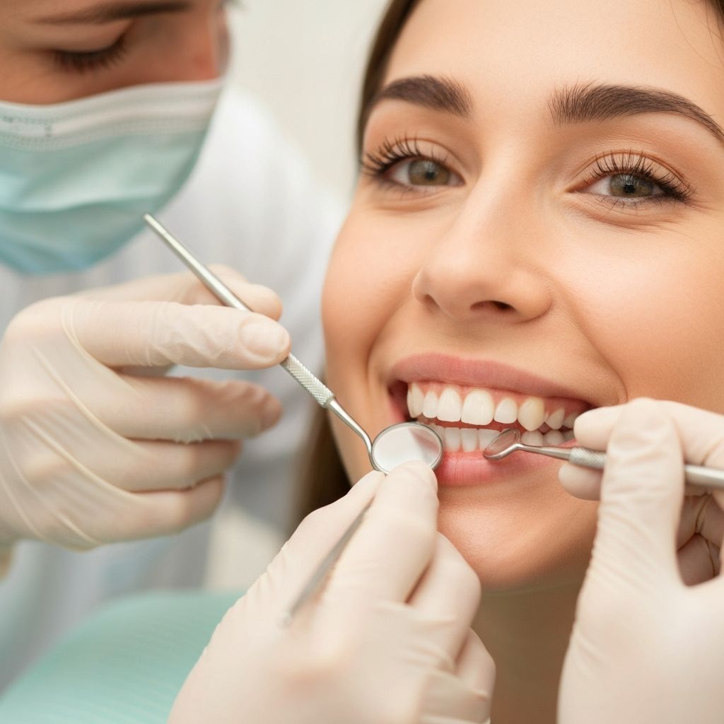 Patient with beautiful smile